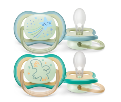 Philips Avent ultra air - 2 chupetas noturnas 0-6m