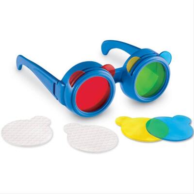 Óculos para misturar cores