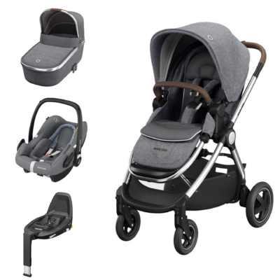 Pack Adorra 2 Luxe Twillic Grey + Rock Essential Grey + Oria + FamilyFix 3