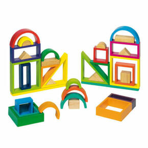 Jogo de construção de arco-íris