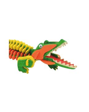 Crocodilo Esqueleto De Madeira