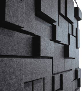 Painel Acústico Mute de parede Quadrado