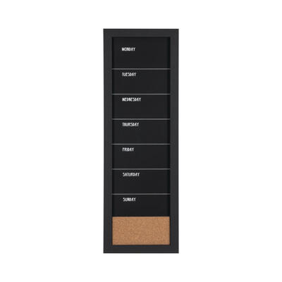 Quadro planeador semanal combo essencial - Preto