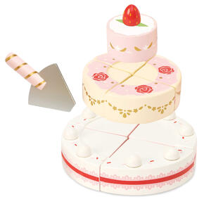 Bolo de casamento de morango 