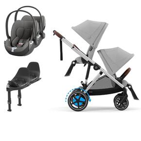 Pack e-Gazelle S + Segundo Assento Gazelle S + Cloud T i-Size(x2) + Base T(x2)