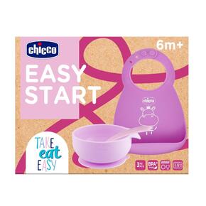 Easy Start - Conjunto de papa de silicone 6m+