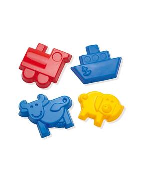 Moldes de areia em rede - 4 peças - Polybag 32 moldes
