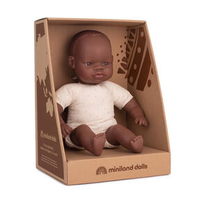 Boneco Africano de Corpo Macio 32cm