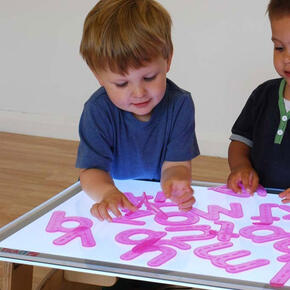 Letras Cor-de-Rosa