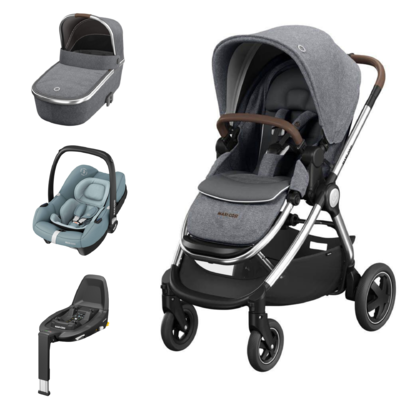 Pack Adorra 2 Luxe Twillic Grey + Tinca Essential Grey + Oria Luxe + FamilyFix 3