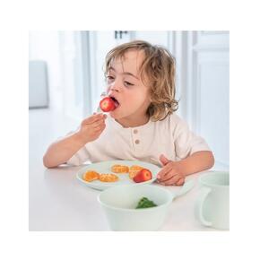 Conjunto de prato infantil rodadas