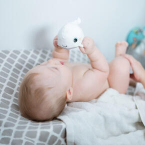 Mini Peluche Baleia Luminosa