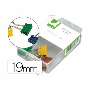 Abraçadeira metálica reversível Q-connect caixa de 19 mm de 6 unidades cor
