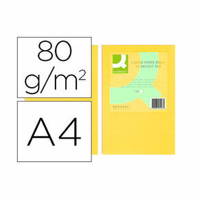Papel colorido Q-connect din A4 pacote de 500 folhas