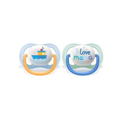  2 Chupetas Ultra Air Happy Menino