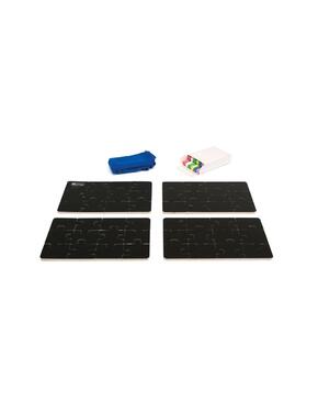 4 puzzles - Diorama de quadro negro