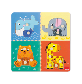 Puzzle Mamãs e Bebés