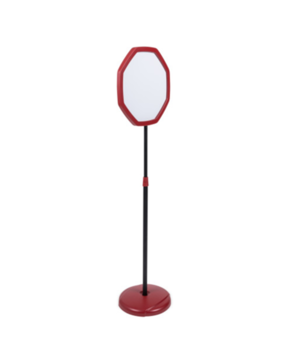 Sinal de piso de segurança - Vermelho octogonal