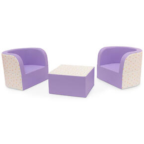 Conjunto de sofá com mesas