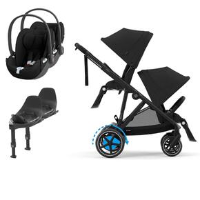 Pack e-Gazelle S + Segundo Assento Gazelle S + Cloud T i-Size(x2) + Base T(x2)
