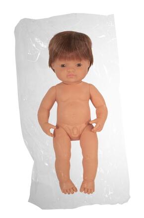 Bebé Caucasiano Ruivo 38cm